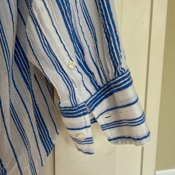 J.Crew Striped Breezy popover Size 16 - Picture 8 of 12